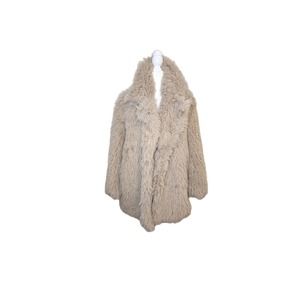 Oversized Faux Faux Fur Coat - H&M Size XS